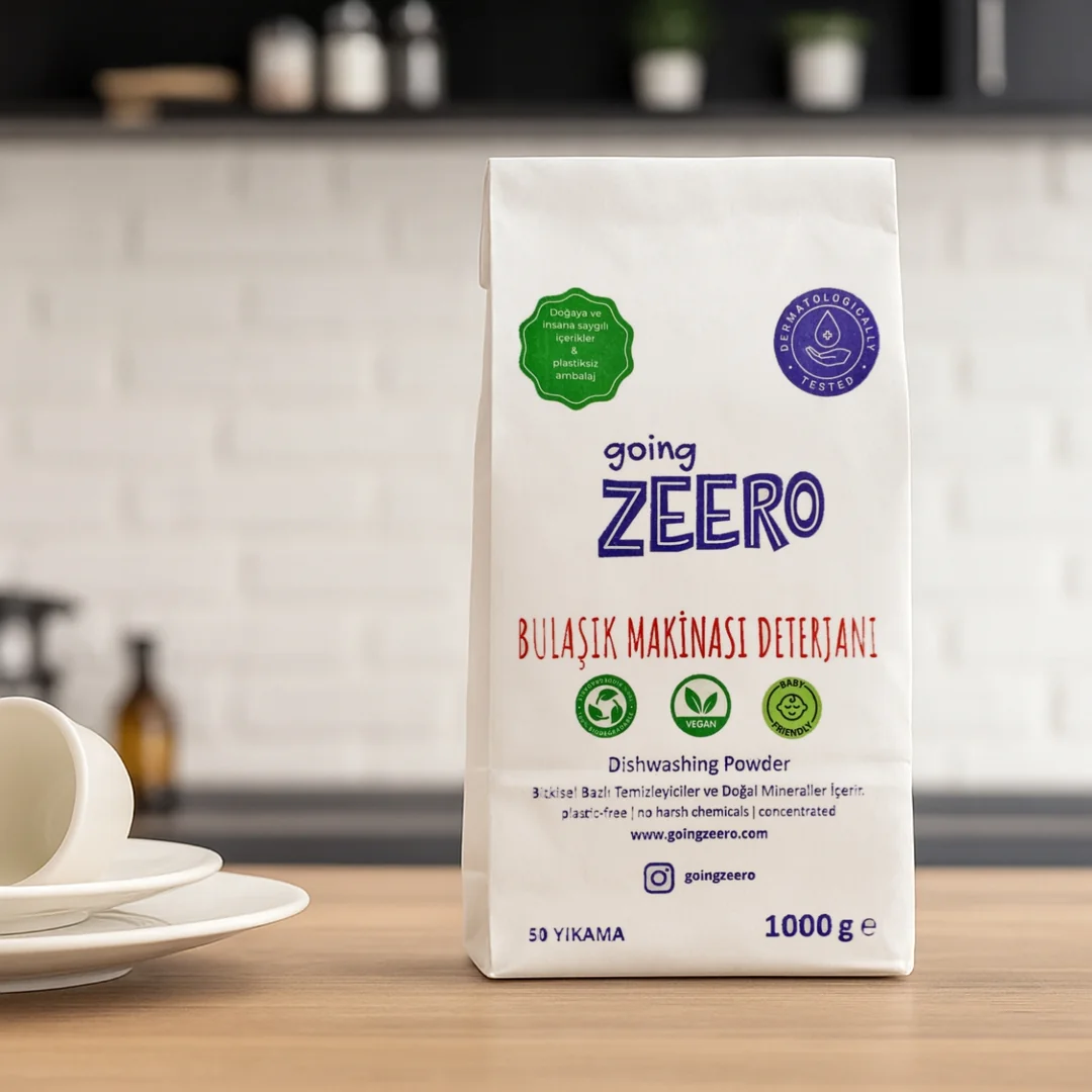 ZEERO  Doğal Bulaşık Makinesi Deterjanı (50 Yıkama)