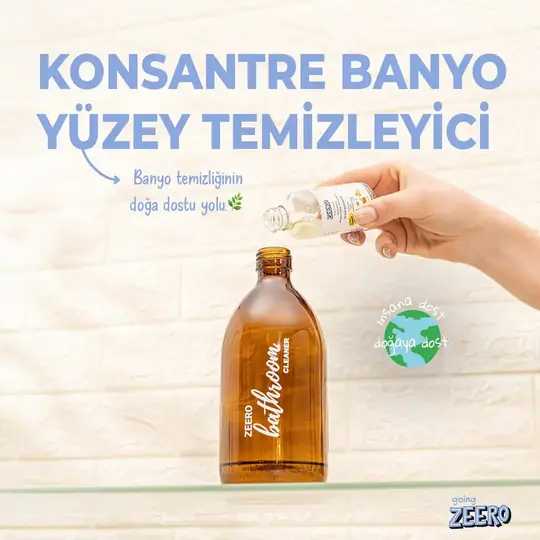 ZEERO Banyo Temizleme Spreyi - Süper Konsantre - Orange Blossom