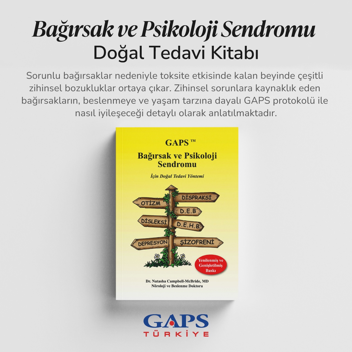 ÖZEL İNDİRİMLİ GAPS Bağırsak ve Psikoloji Sendromu için Doğal Tedavi Yöntemi