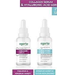 Agarta Hyaluronıc Serum Ve Collagen Serum Bakım Seti 30 ml